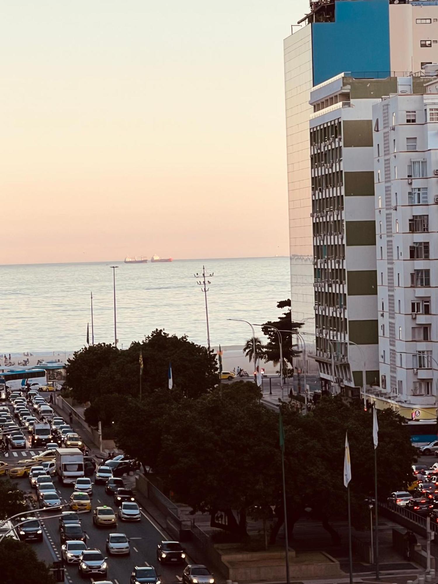 Apartamento Luxuoso Vista Mar Copacabana - Leme Rio de Janeiro Buitenkant foto